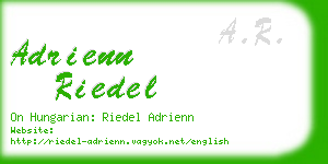 adrienn riedel business card